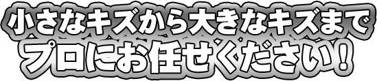 プロにお任せください